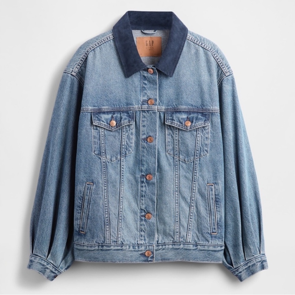 DOENx GAP Classic Blue Denim Jean Jacket - Picture 3 of 3